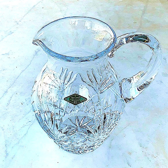GODINGER WATER PITCHER PINEAPPLE COLLECTION CUT CRYSTAL 48 OZ NIB VINTAGE Y2K - Picture 4 of 12